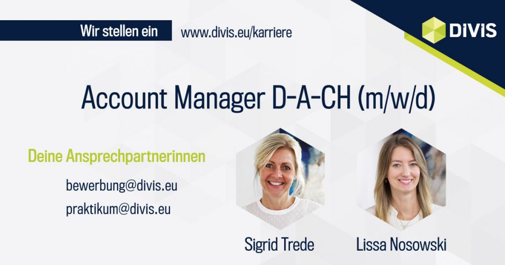 Stellenangebot Account Manager D-A-C-H | Videolösungen von DIVIS